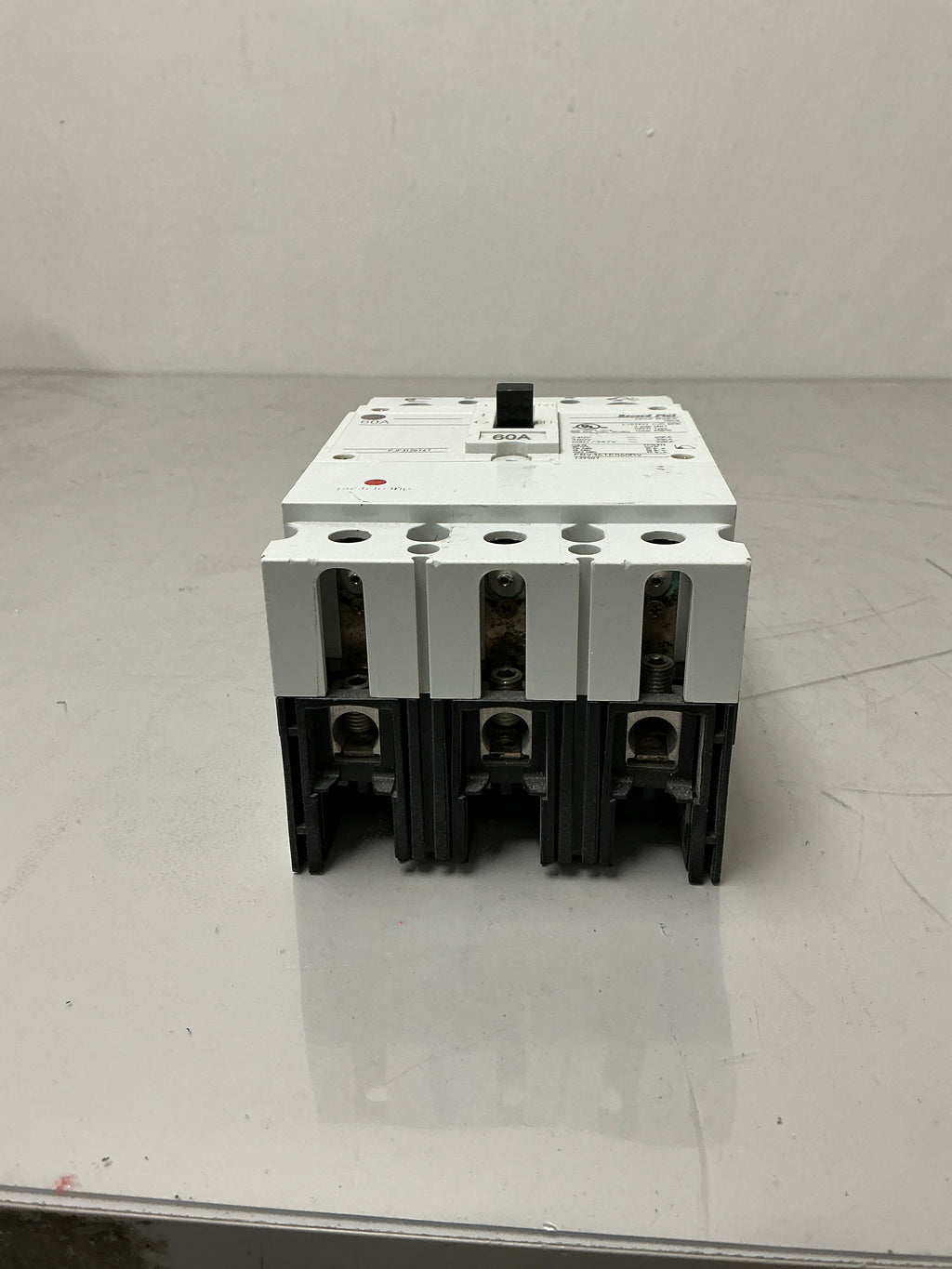 Used GE FBV36TE060 RV 3Pole, 60 Amps , 600 Volts Circuit Breaker