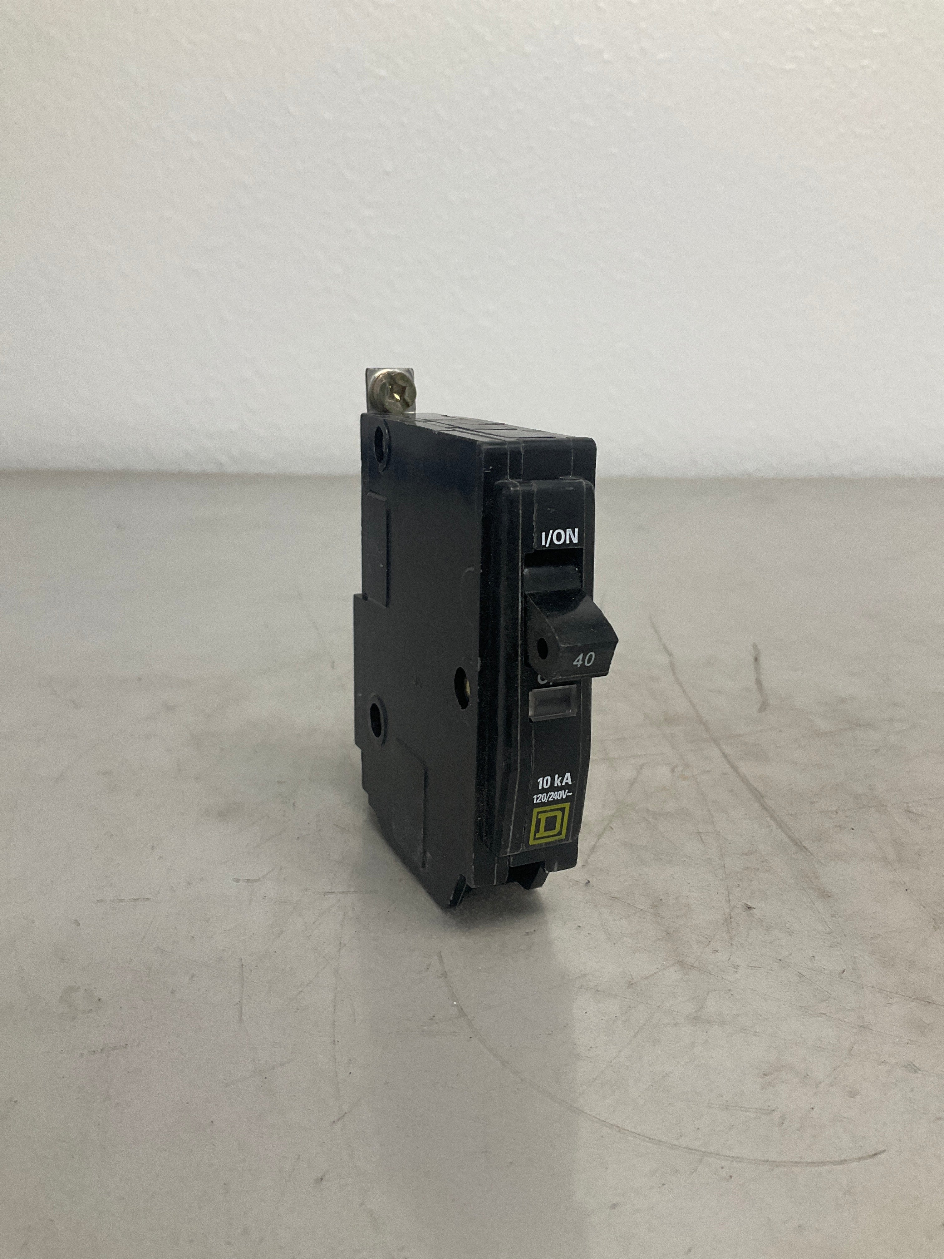 Used Square D QOB140 1 Pole, 40 Amps, 240 Volts