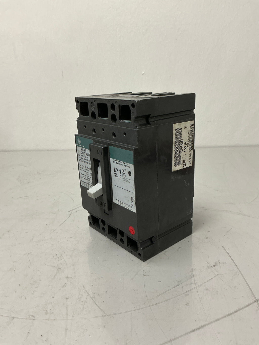 New GE TED134110 3Pole, 110Amps, 480 Volts Circuit Breaker