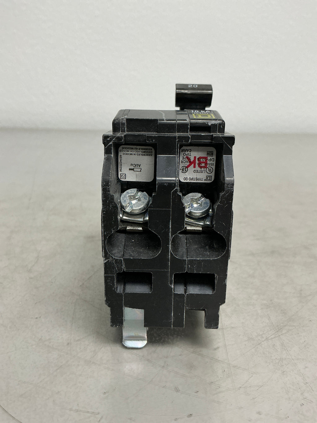 Used Square D QO220 2 Pole, 20 Amps, 240 Volts