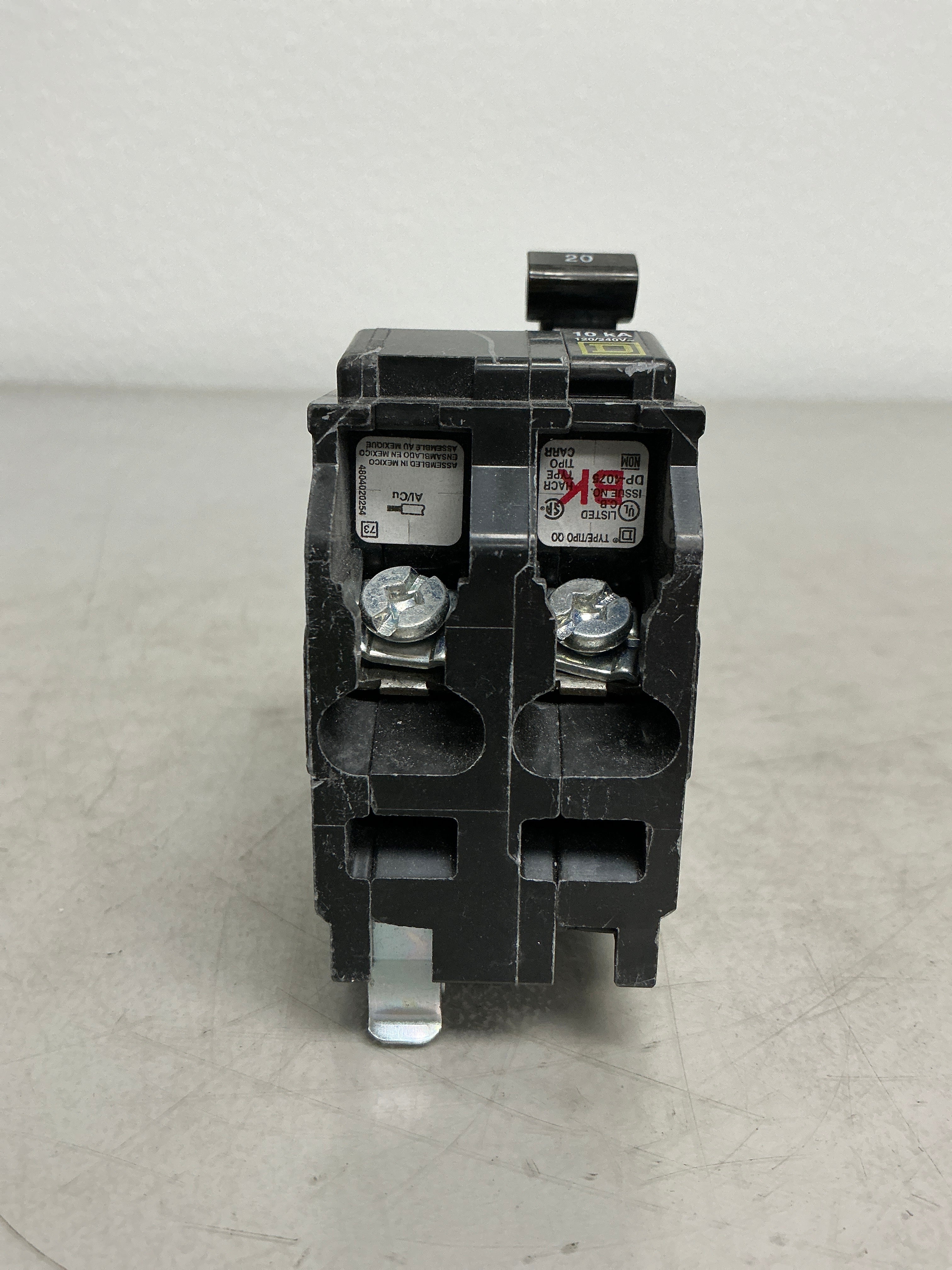 Used Square D QO220 2 Pole, 20 Amps, 240 Volts