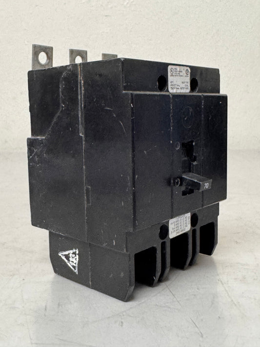 Used Eaton GHB3070 70 Amp, 3 Pole, 480 Volt Breaker