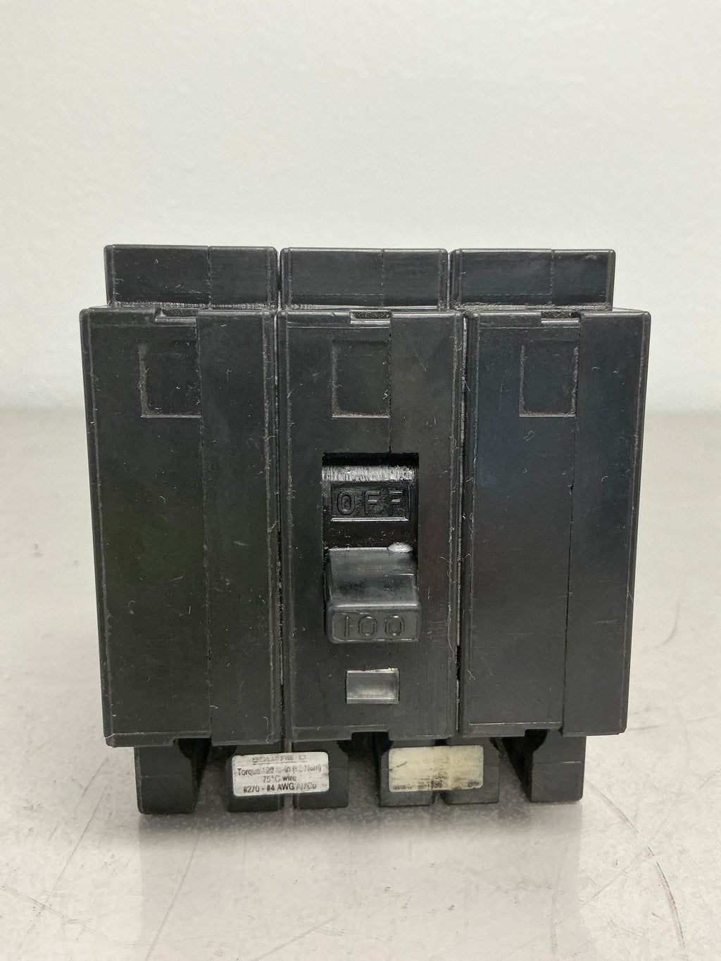 Used Square D QE3100VH 3 Pole, 100 Amps, 240 Volts