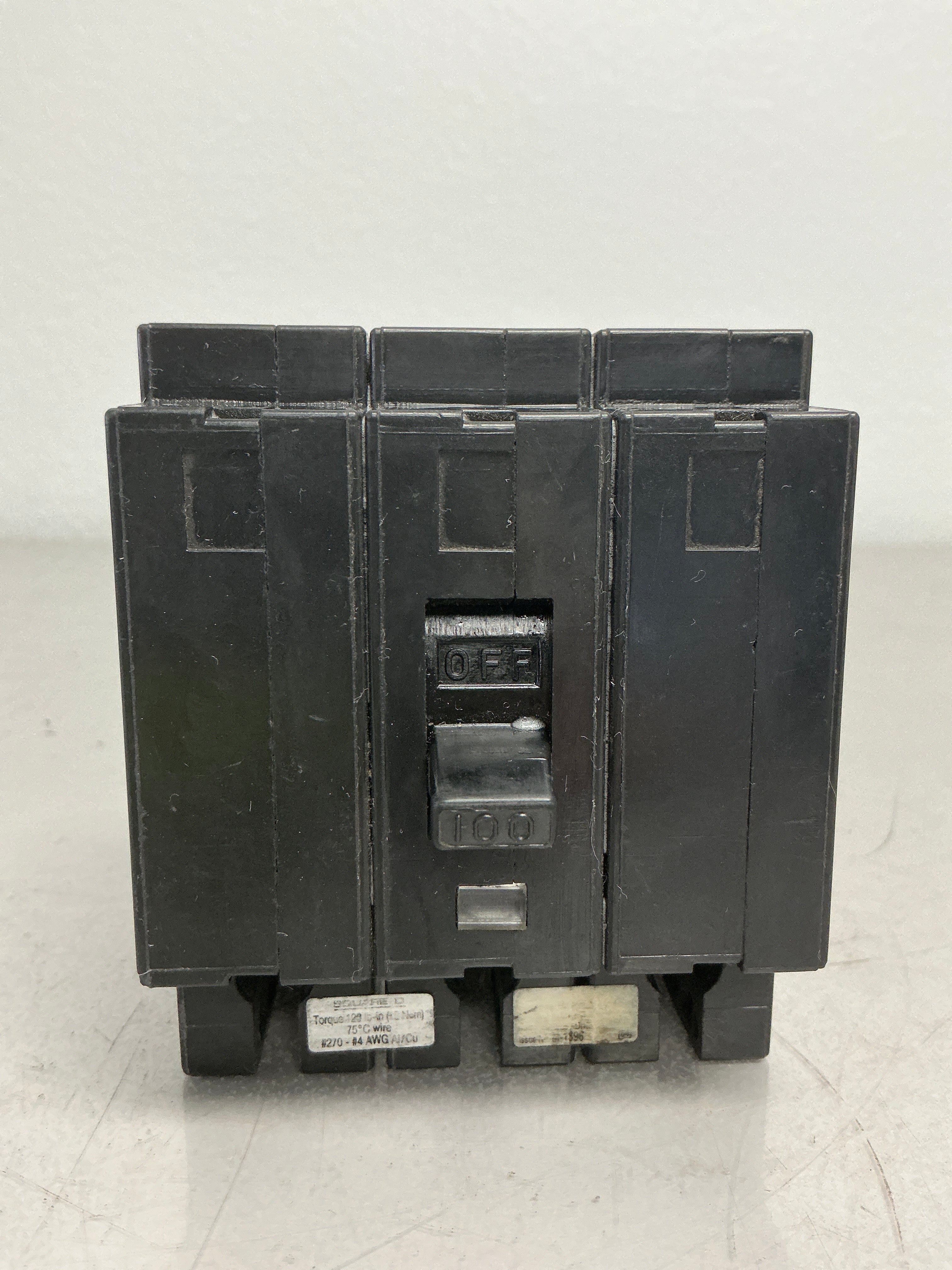 Used Square D QE3100VH 3 Pole, 100 Amps, 240 Volts
