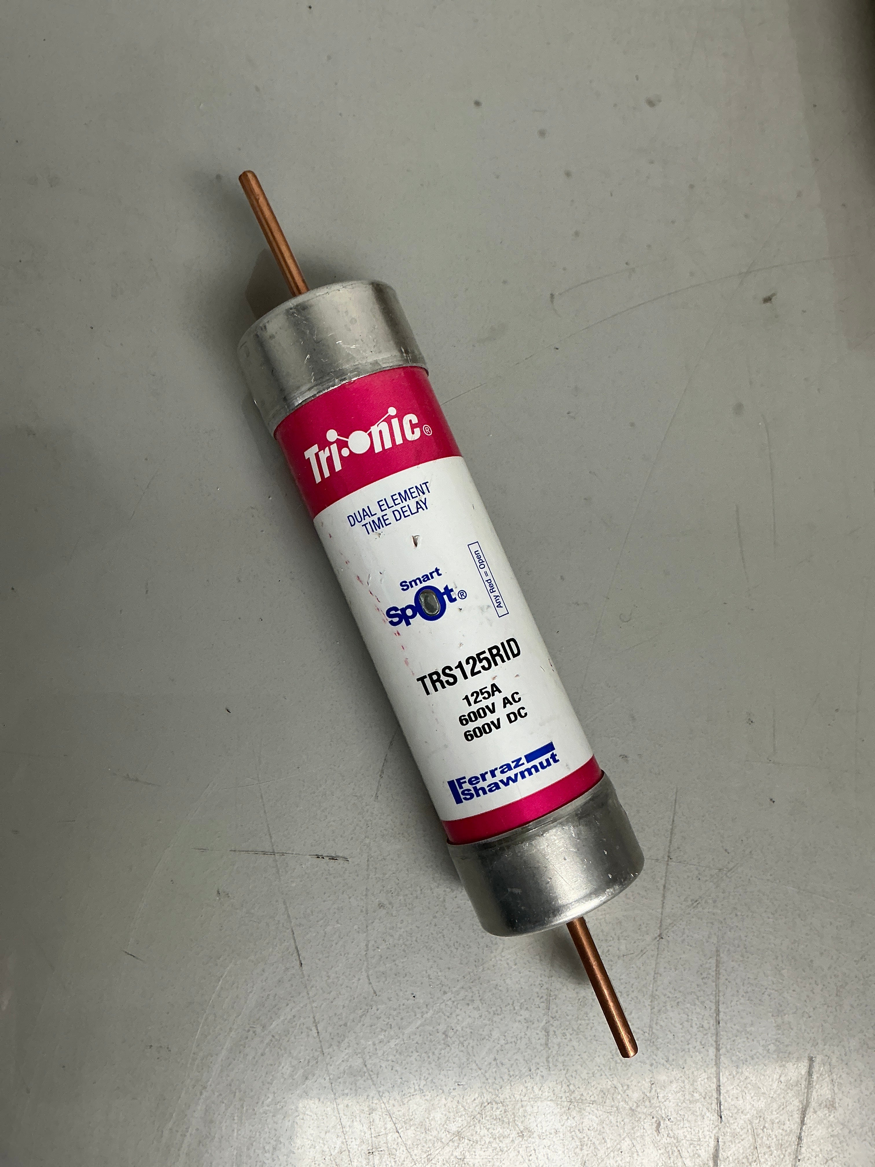 New Fuse TRS125RID 125 Amps, 600 Volts