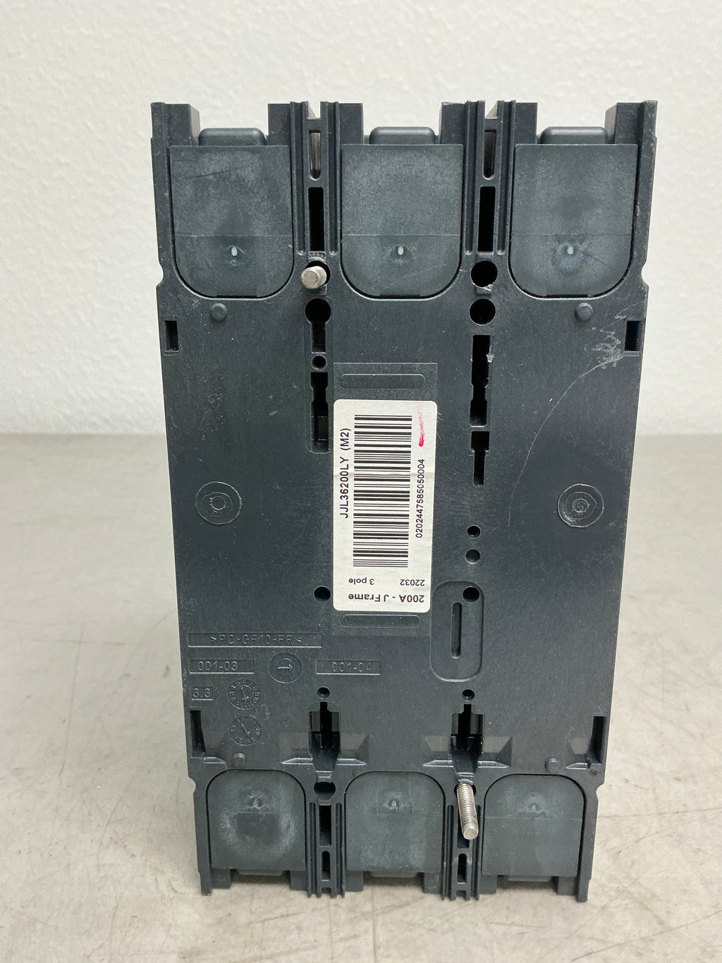 Used Square D JJL36200LY 3 Pole, 200 Amps, Circuit Breaker