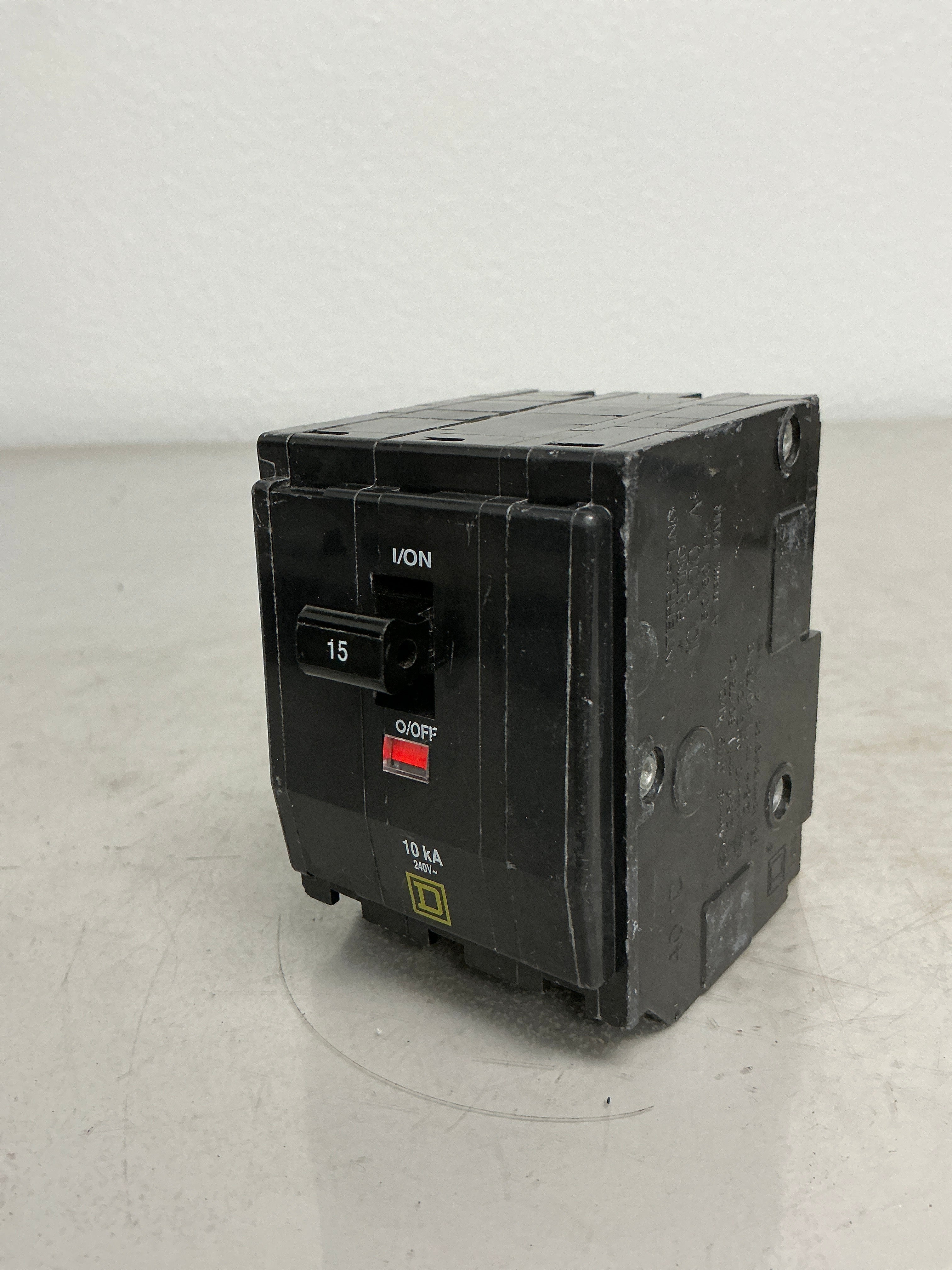 Used Square D QO315 3 Pole, 15 Amps, 240 Volts