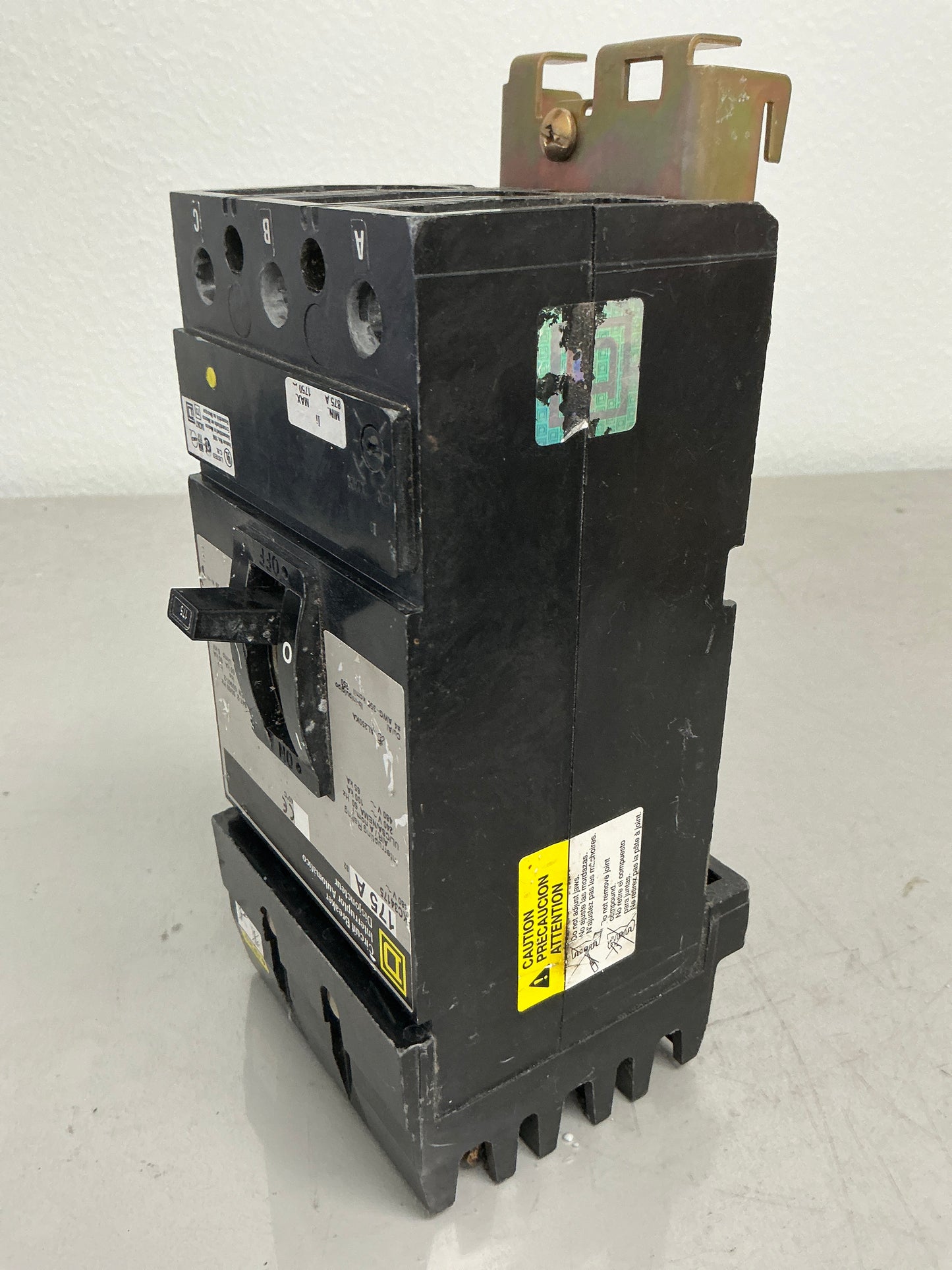 Used Square D KC34175 3 Pole, 175 Amps, 600 Volts