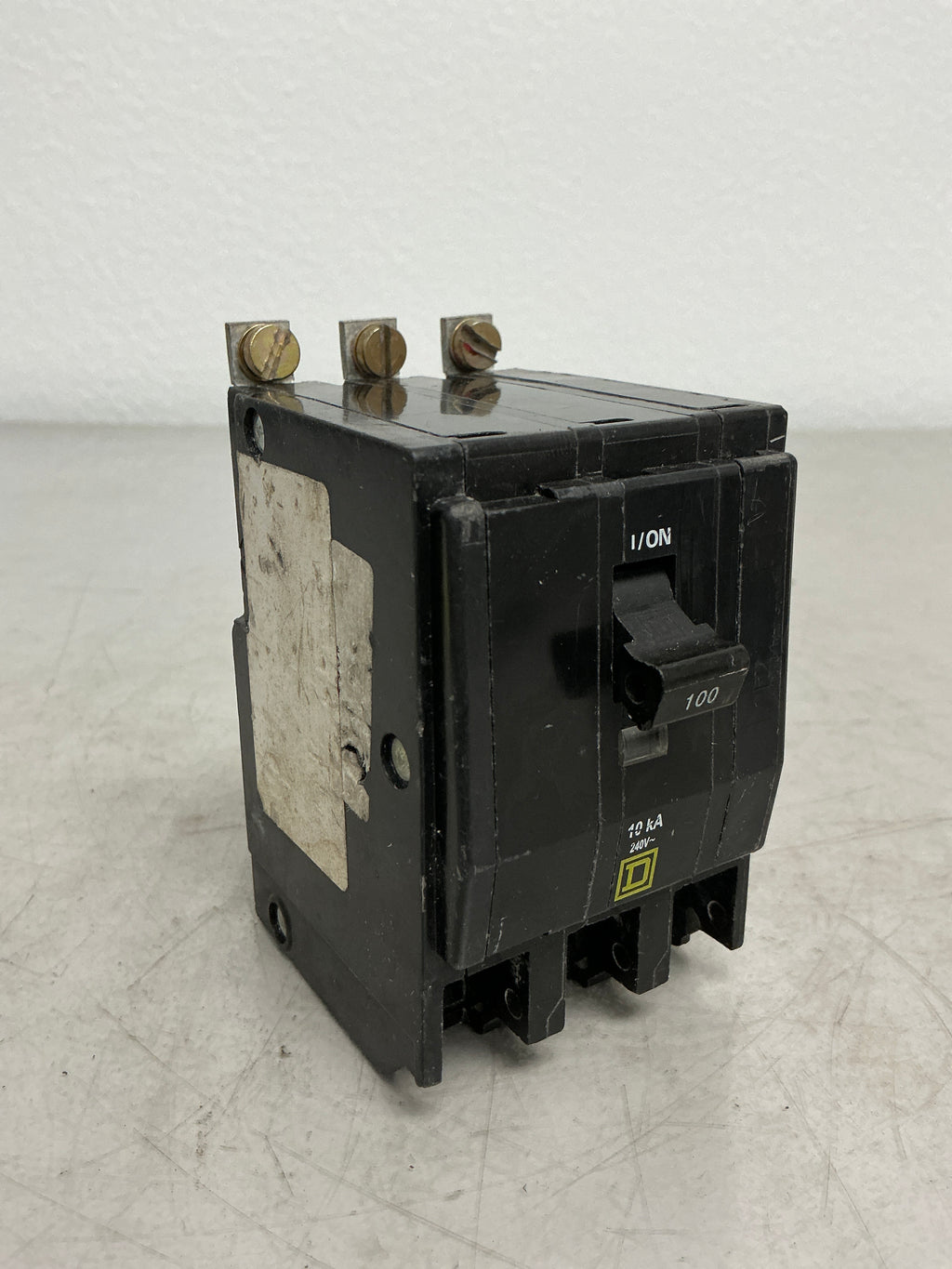 Used Square D QOB3100 3 Pole, 240 Volts, 100 Amps