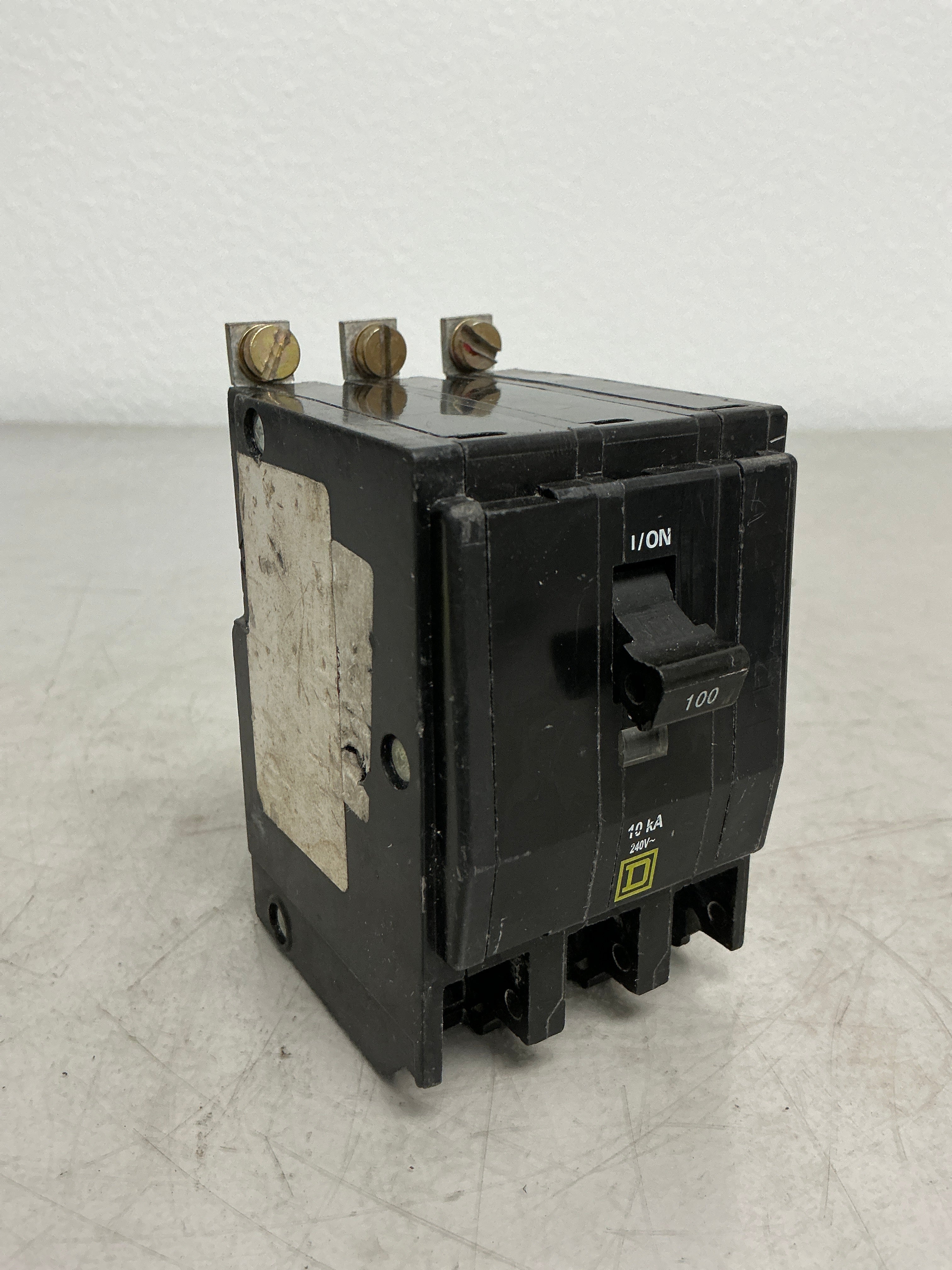 Used Square D QOB3100 3 Pole, 240 Volts, 100 Amps