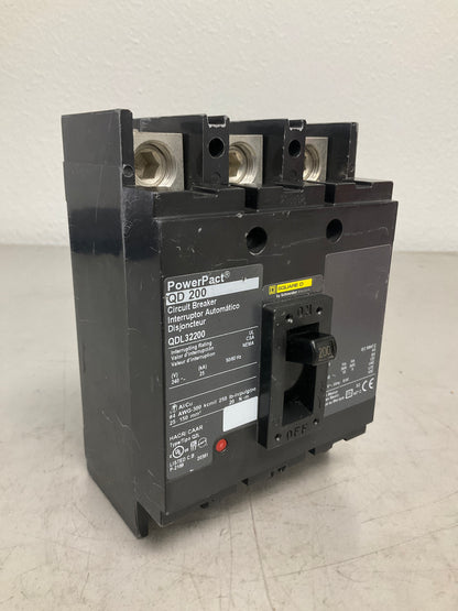 New Square D QDL32200 3 Pole, 200 Amps Circuit Breaker
