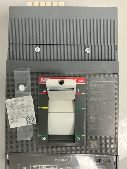 New ABB XT5HU33ABYN000XXX  Circuit Breaker 300 Amps, 3 Pole XT5H