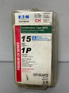 New Eaton CH115CAFCS 1 Pole, 15 Amps, 120 Volts Circuit Breaker