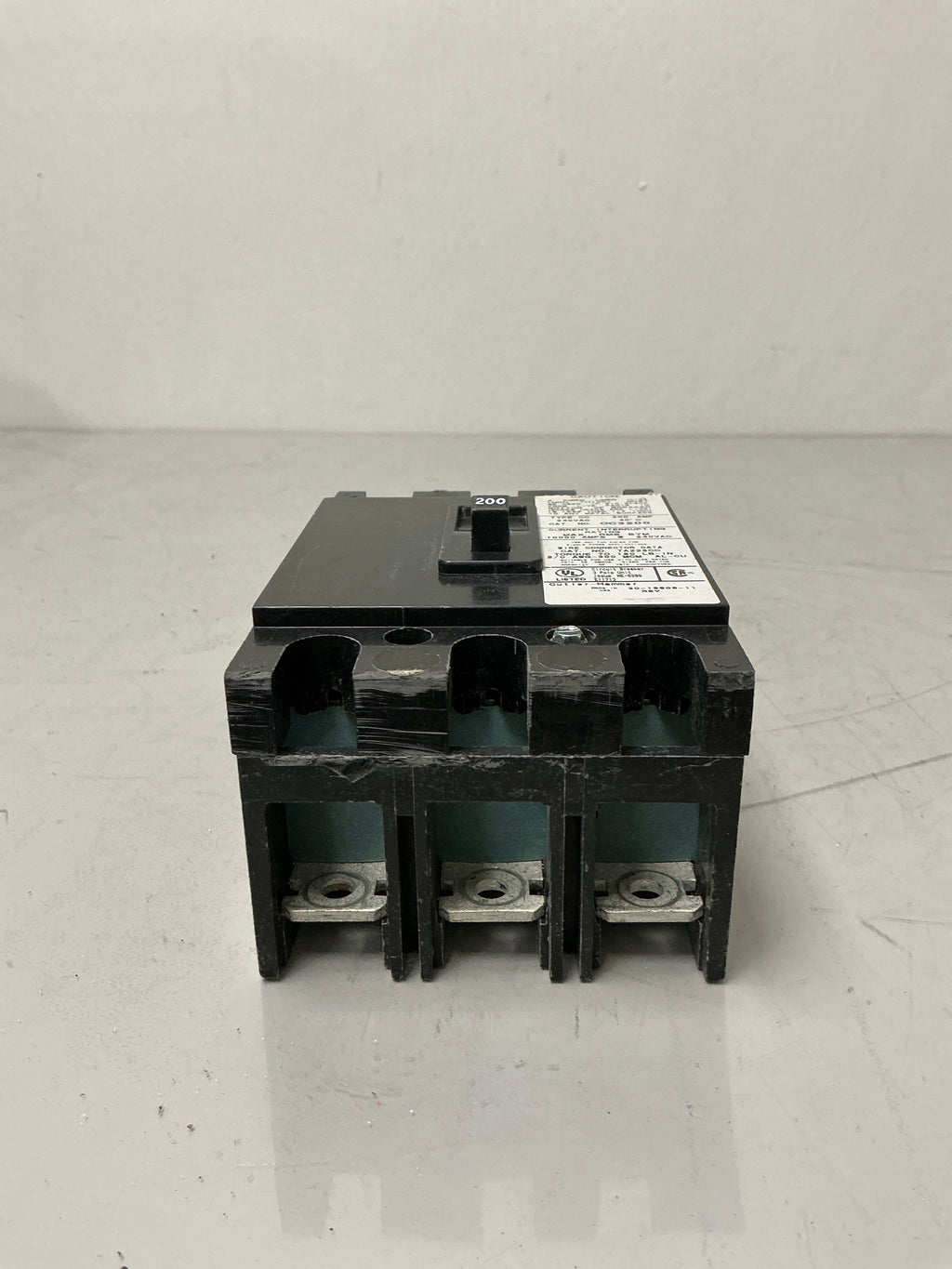 Used Cutler-Hammer CC3200 3 pole, 200 Amps, 240 Volts, Circuit Breaker