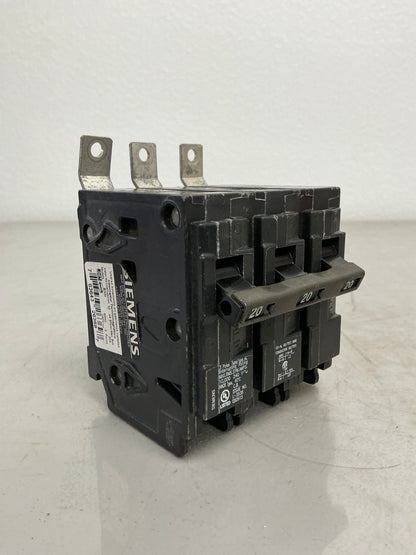 Used Siemens B320 3 Pole, 20 Amps, 240 Volts