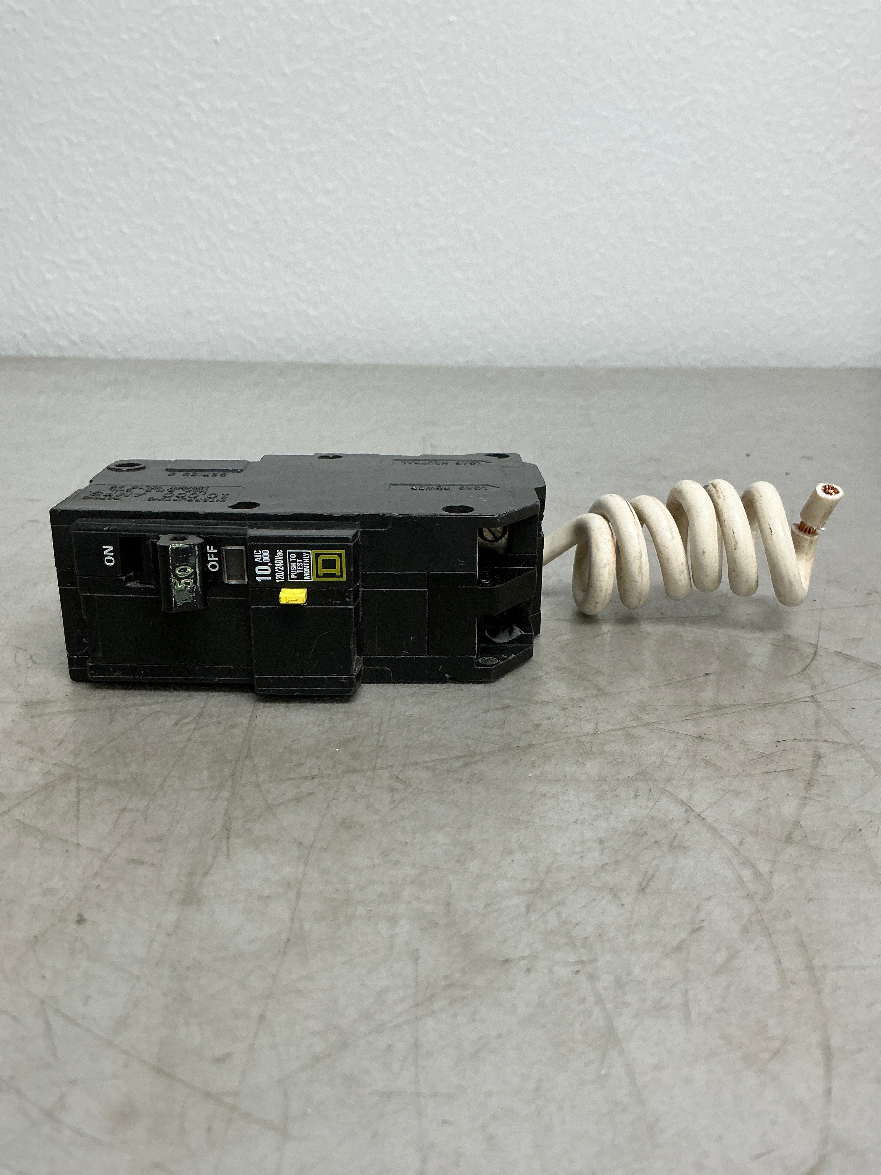 Used Square D QO250GFI 2 Pole, 50 Amps, 120/240 Volts Circuit Breaker