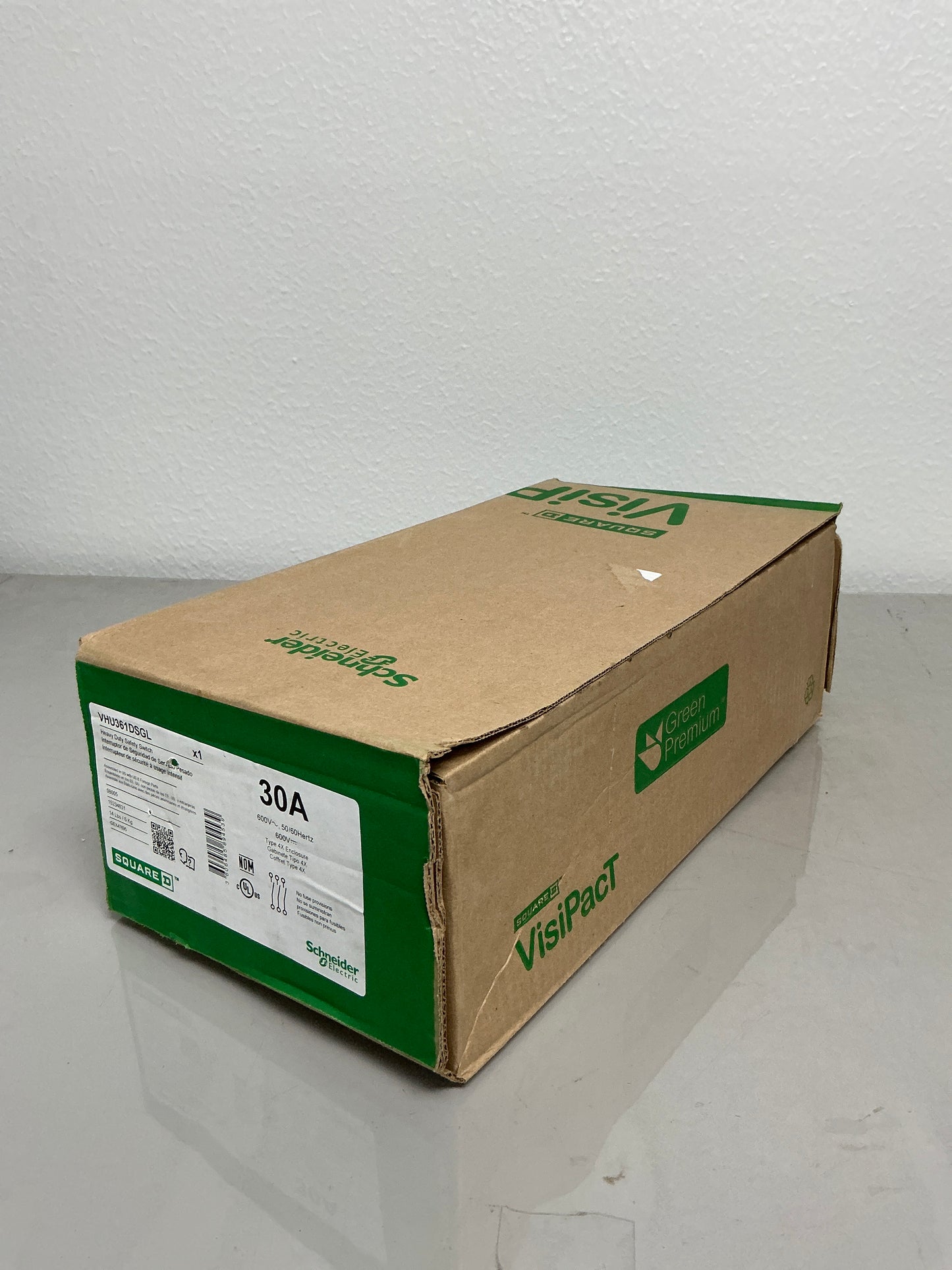 New Square D VHU361DSGL 30 Amps, 600 Volts