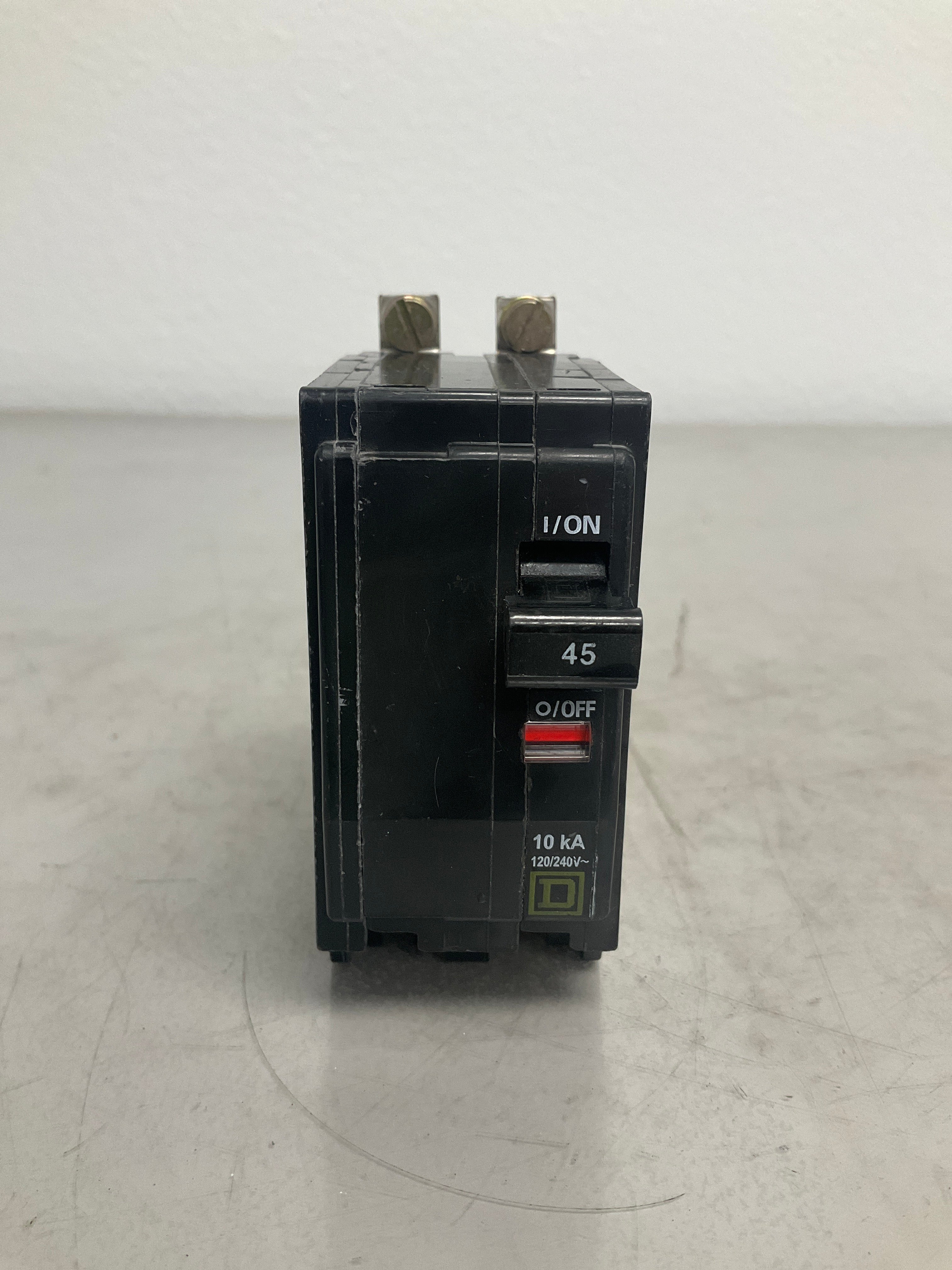 Used Square D QOB245 2 Pole, 45 Amps, 240 Volts