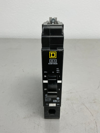 Use Square D EDB14020 1 Pole, 20 Amps, 277 Volts
