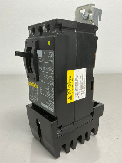 Used Square D FA24100AC 100 Amps, 480 Volts, 2 Pole