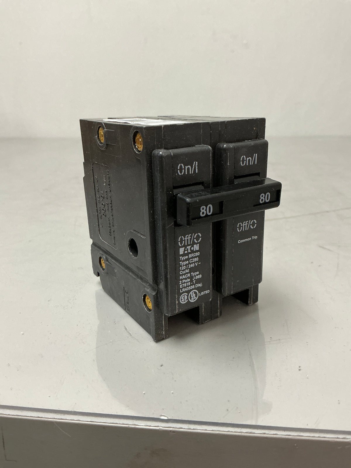 New Eaton BR280 2 Poles, 80 Amps, 240 Volts Circuit Breaker