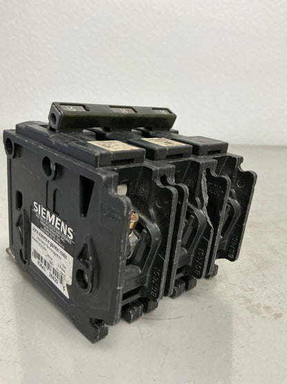*CHIPPED* Used Siemens B315HH 3 Pole, 15 Amps, 240 Volts
