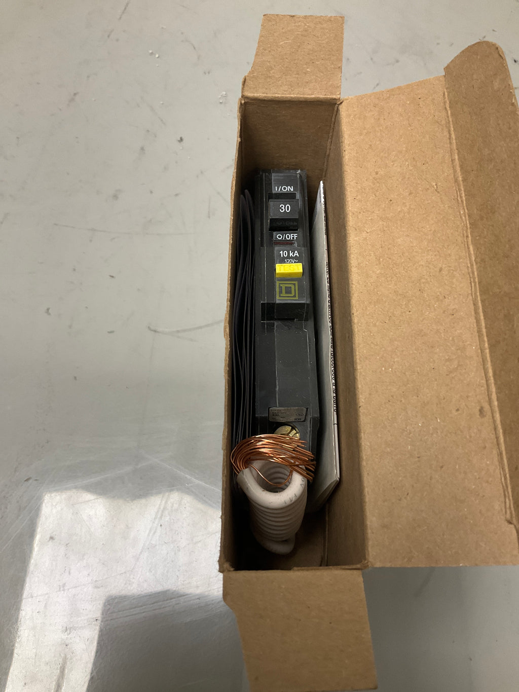 New Square D QO130GFI 1 Pole, 30 Amps, 120 Volts Circuit Breaker