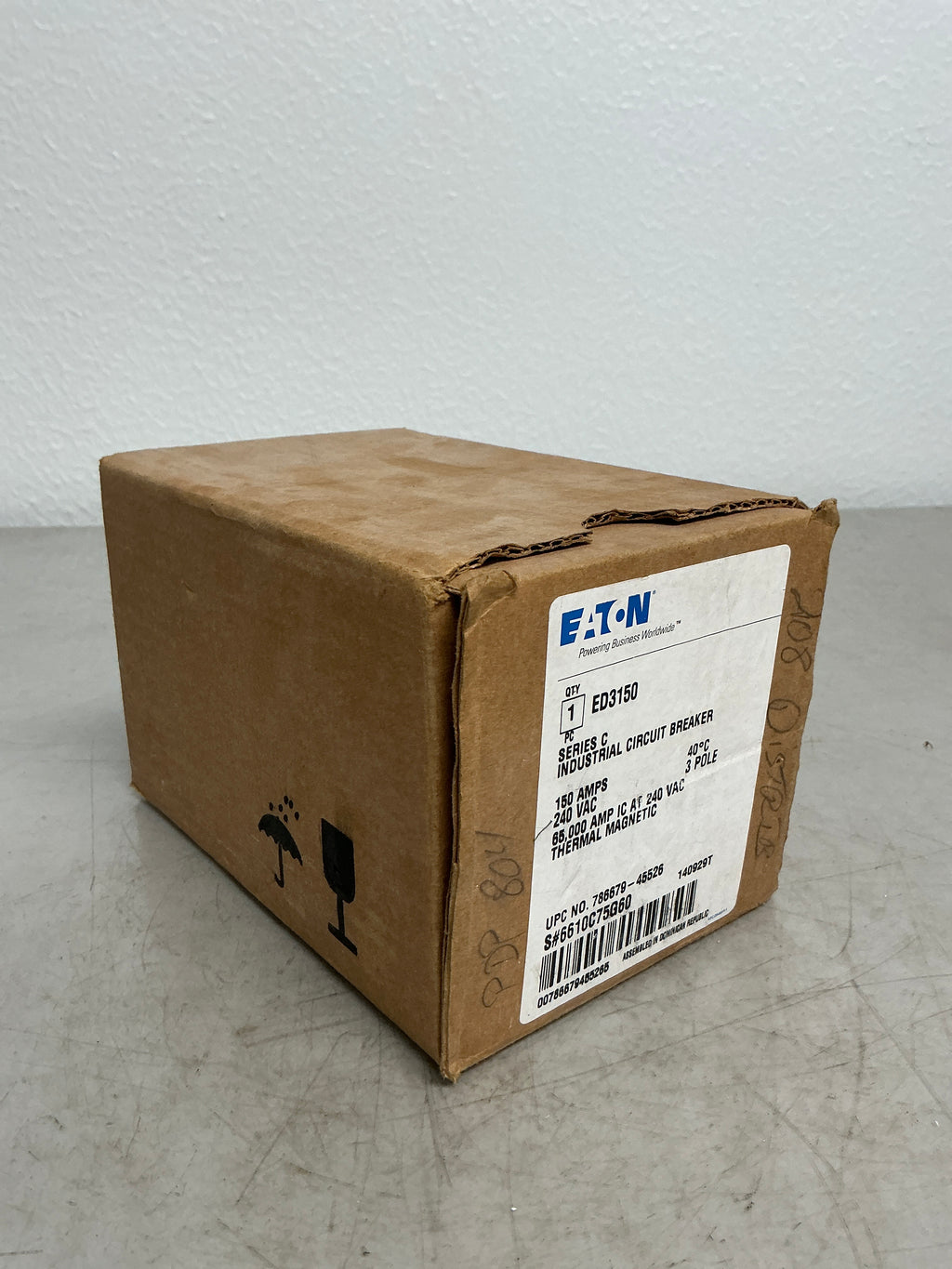 New Eaton ED3150 3 Pole, 150 Amps, 240 Volts Circuit Breaker