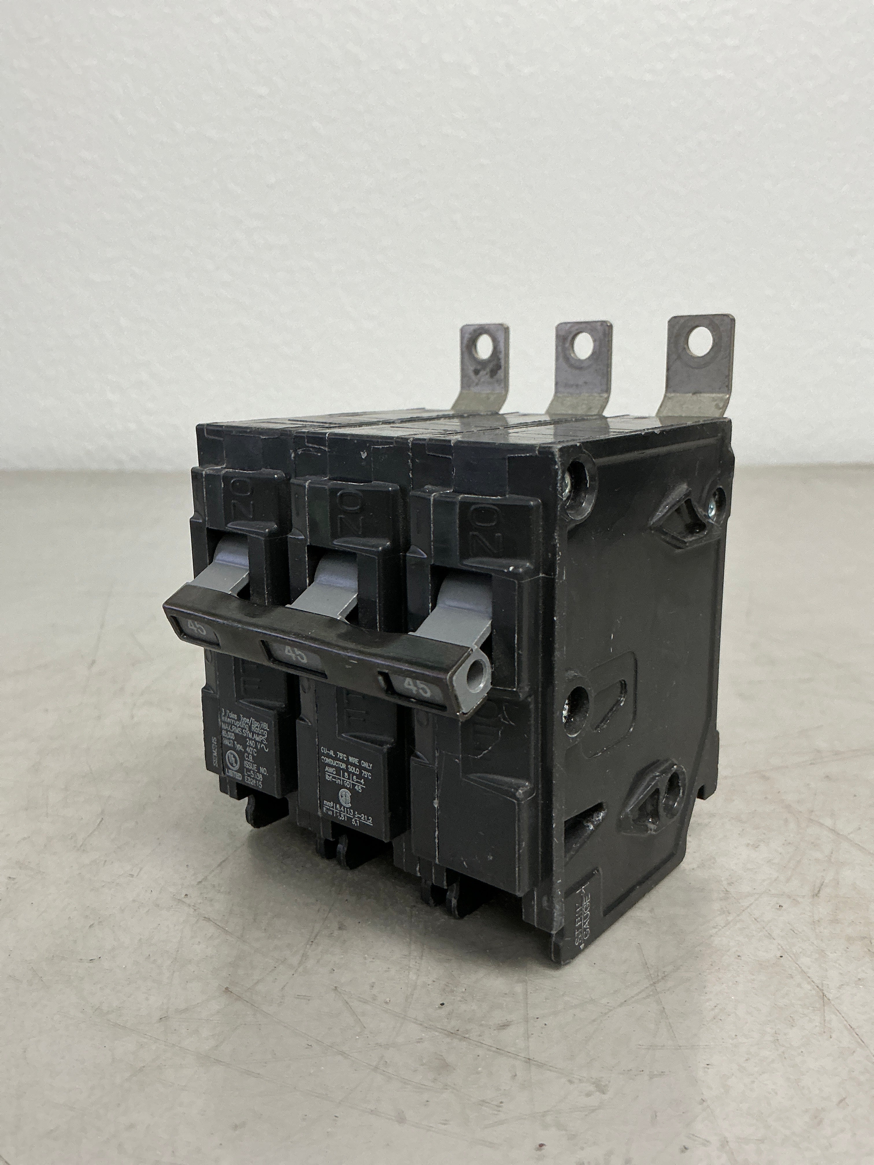 New Siemens B345HH 3 Pole, 45 Amps, 240 Volts