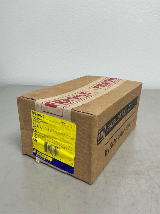 New Square D EDB34020 3 Pole, 20 Amps, 480 Volts