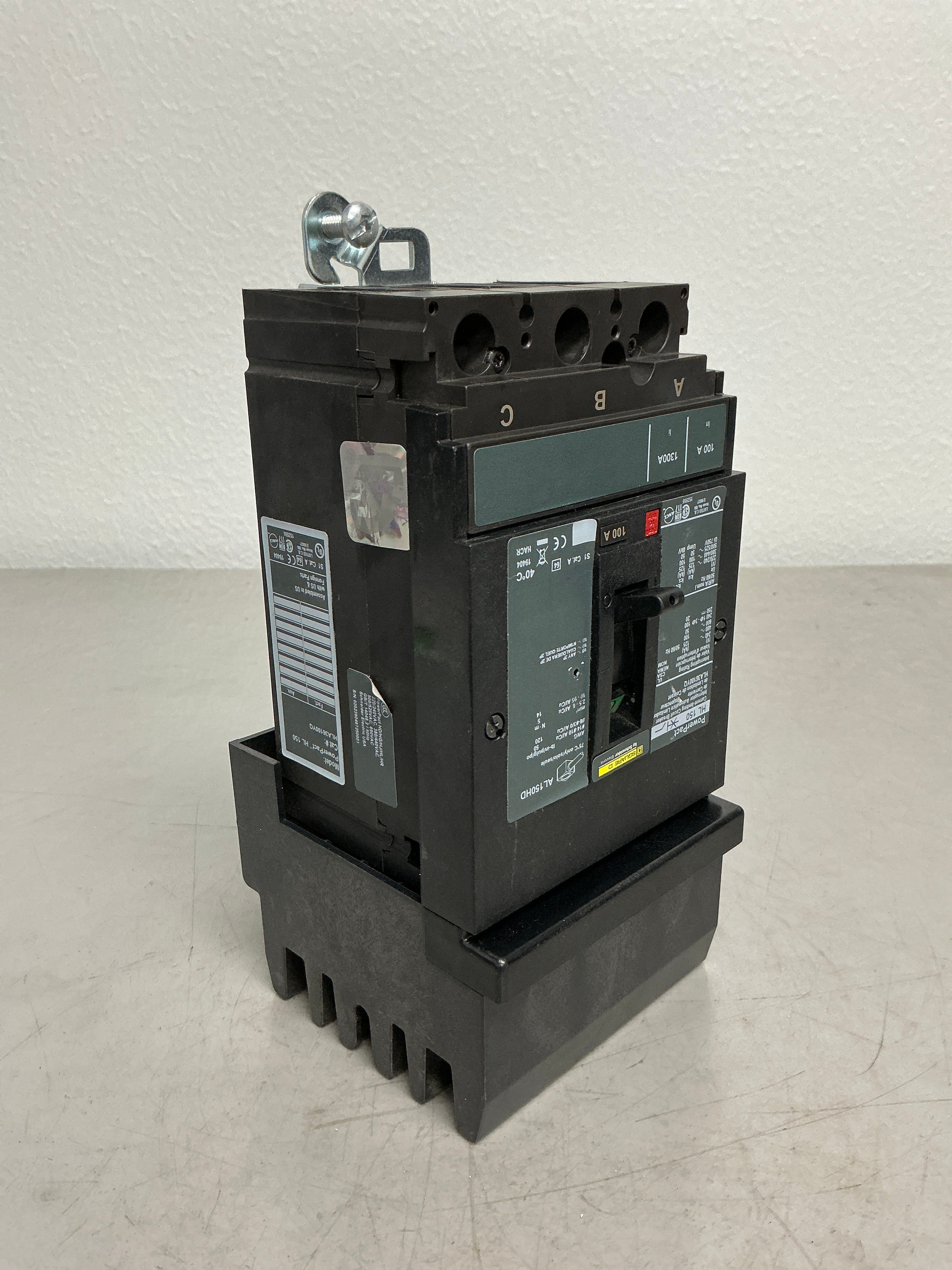 Used Square D HLA36100YQ 3 Pole, 100 Amps