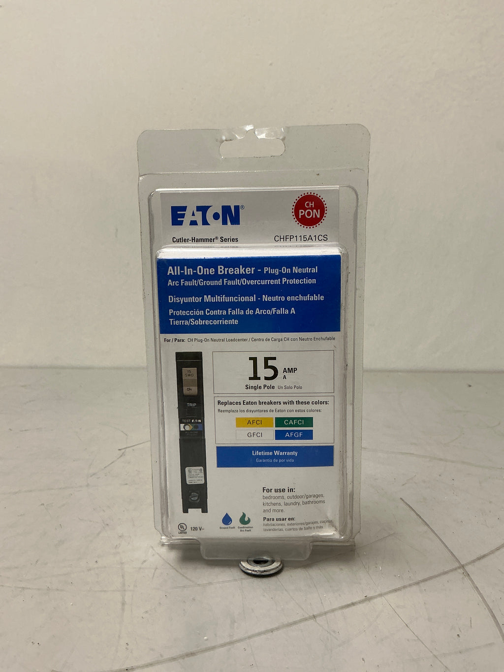 New  Eaton CHFP115A1CS 1 Pole, 15 Amps, 120 Volts Circuit Breaker