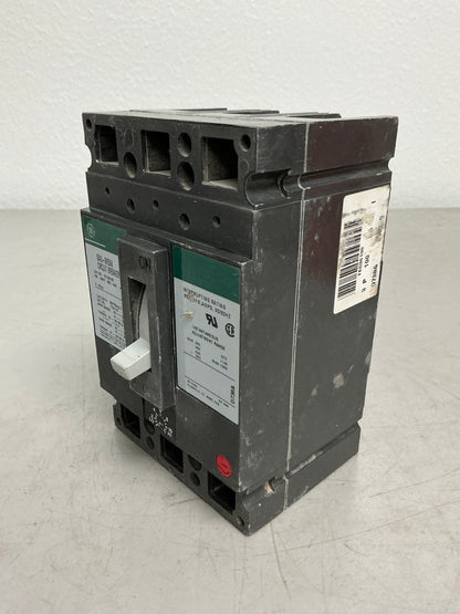 Used TEC36100 3 Pole, 100 Amps,600 Volts Circuit breaker