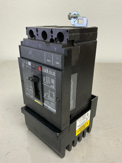 Used Square D HJA36100 3 Pole, 100 Amps, 600 Volts