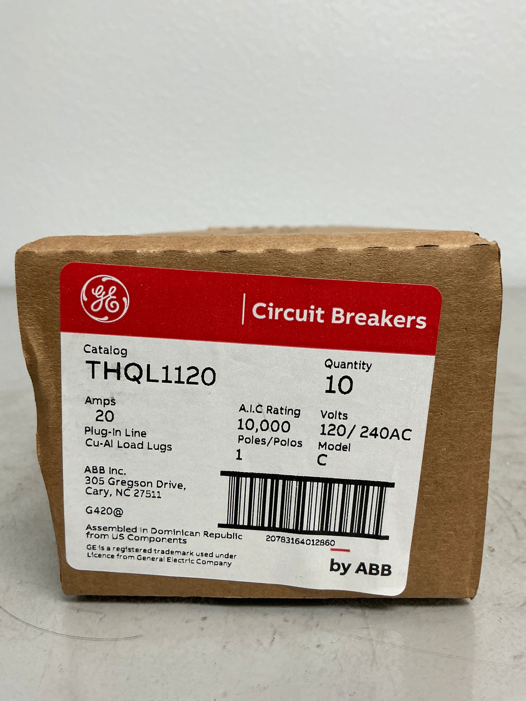 New THQL1120 1 Pole, 20 Amps, 240 Volts