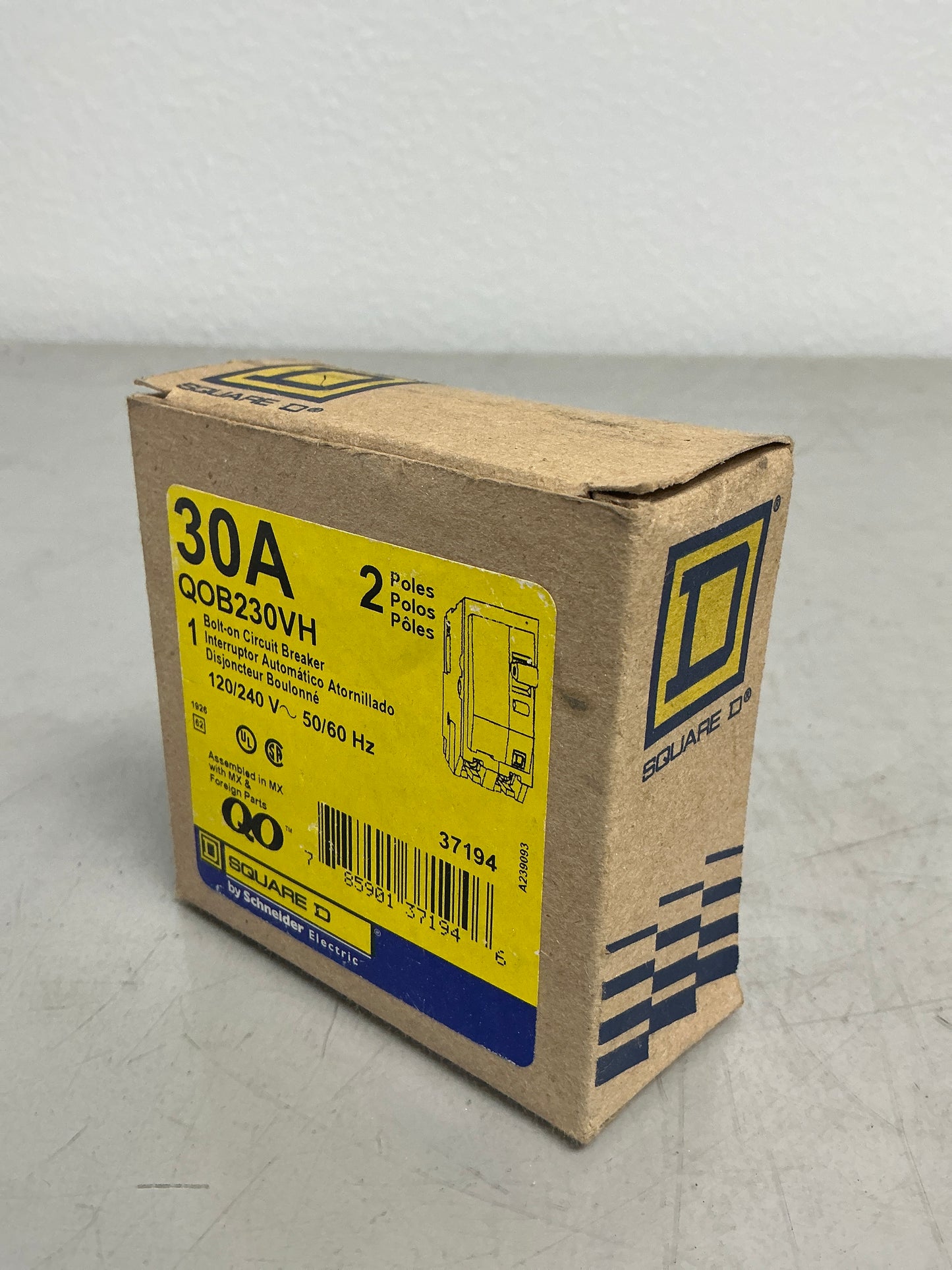 New Square D QOB230VH 2 Poles, 30 Amps, 240 Volts