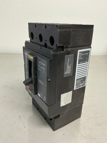 Used Square D JDL36200 3 Pole, 200 Amps, 600 Volts Circuit Breaker