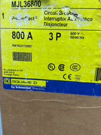 New Square D MJL36800 3 Pole, 800 Amps, 600 Volts
