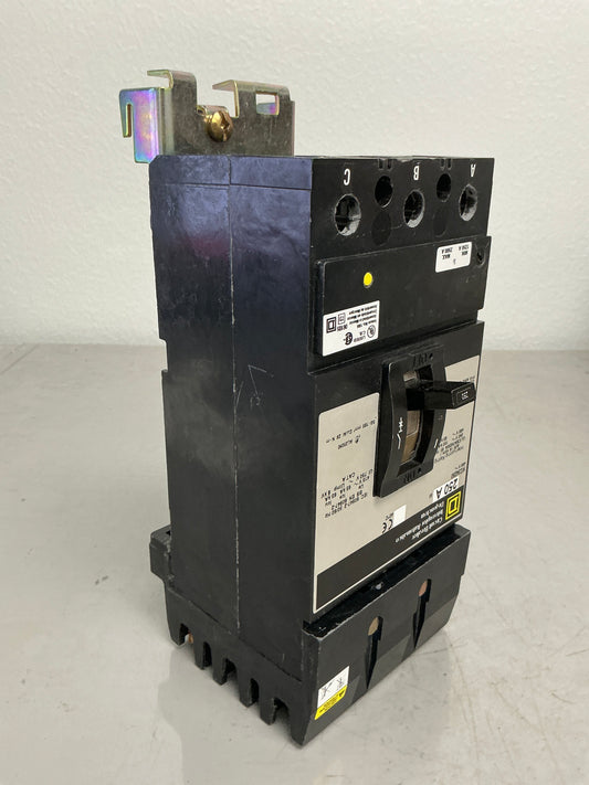 Used Square D KC34250 3 Pole, 250 Amps, 480 Volts