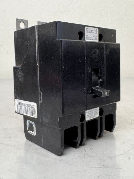 Used Cutler Hammer GHB3015 15 Amp, 3 Pole, 480 Volt Breaker
