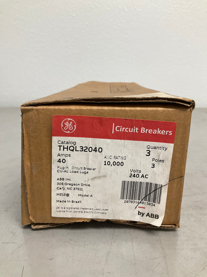 New THQL32040 3 Poles, 40 Amps, 240 Volts