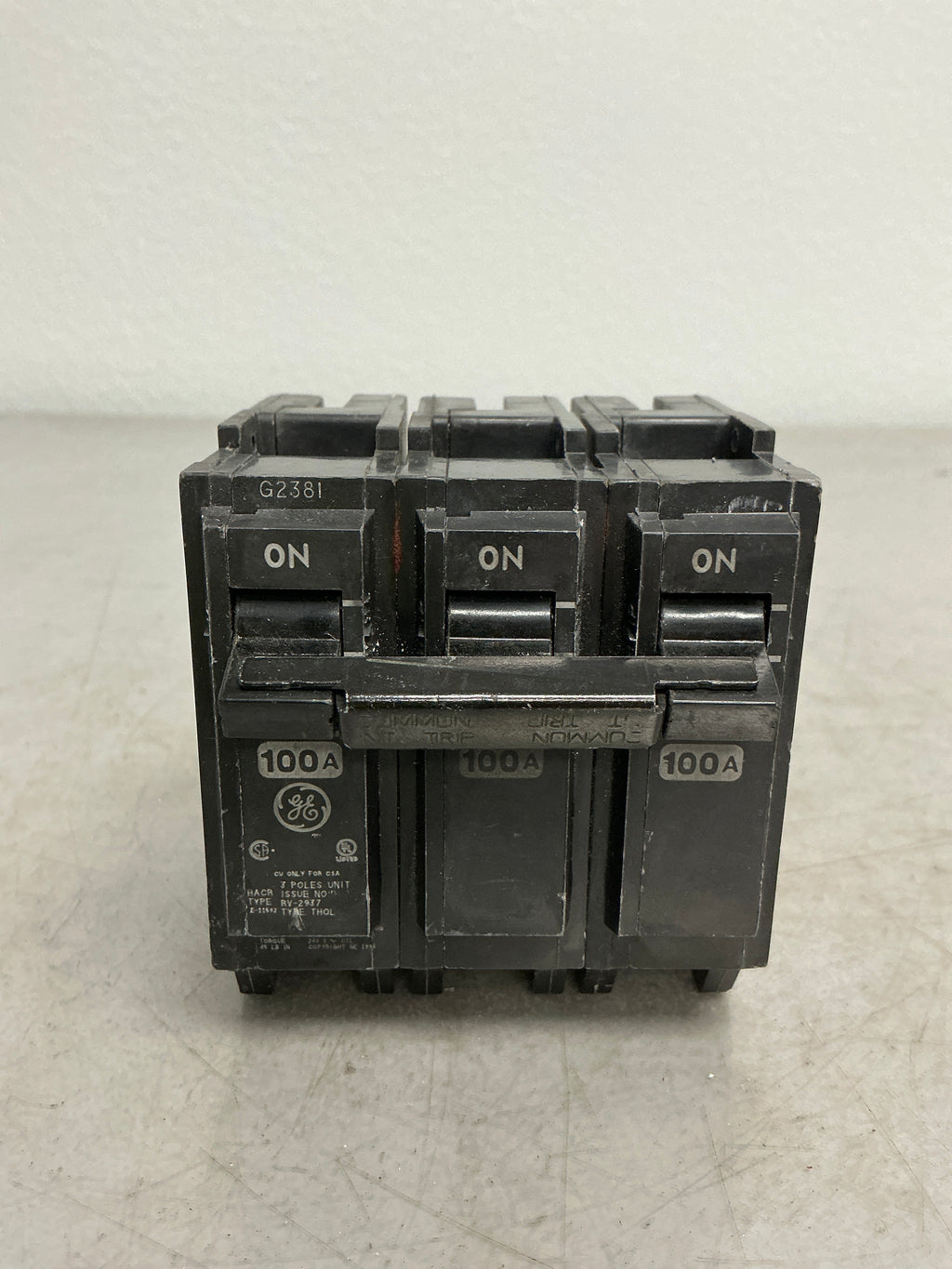 Used THQL32100 3 Pole, 100 Amps, 240 Volts