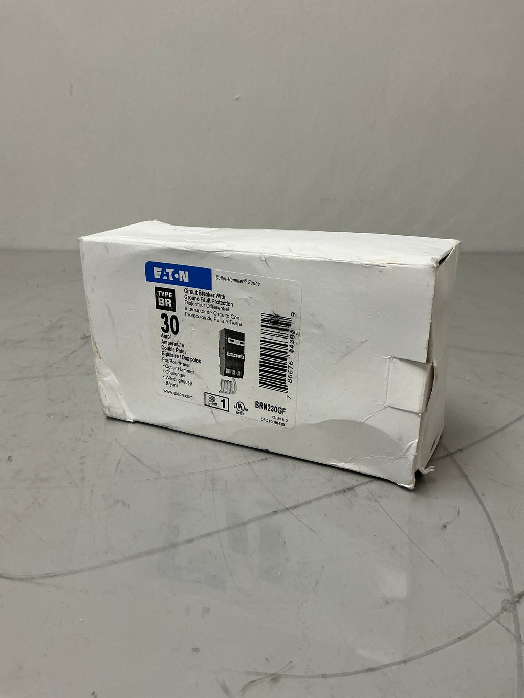 New Eaton BRN230GF 2 Pole, 30 Amps, 120/240 Volts Circuit Breaker