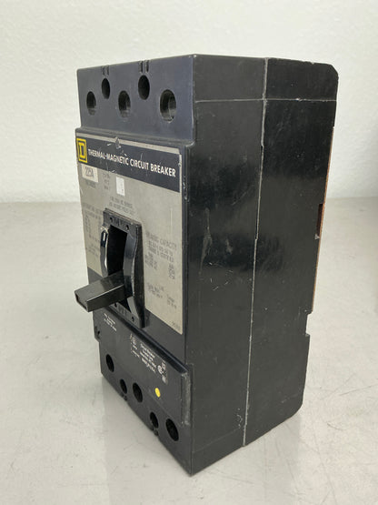 Used Square D KAL36225 3 Pole, 225 Amps, 600 Volts