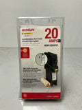 New Homeline HOM120CAFIC 1Pole, 20 Amps, 120 Volts Square D Circuit Breaker