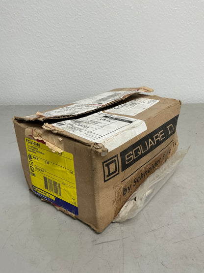 New Square D EGB34040 3 Pole, Amps, 480 Volts