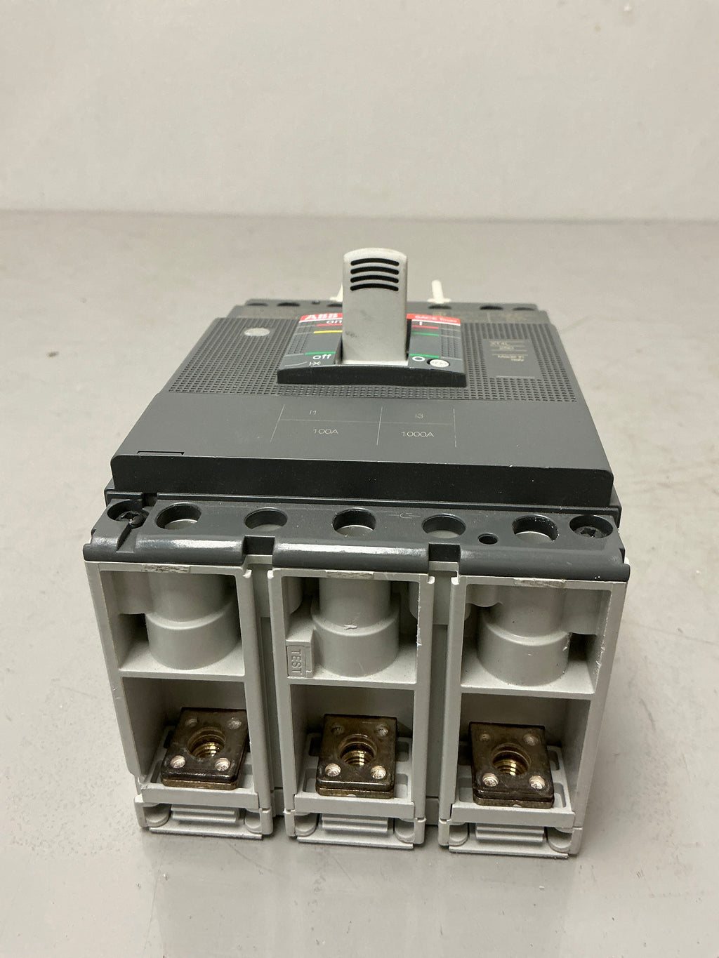 New ABB SACE TMAX XT4LU3100AF 3 Pole, 100 Amps, 600 Volts, Circuit Breaker