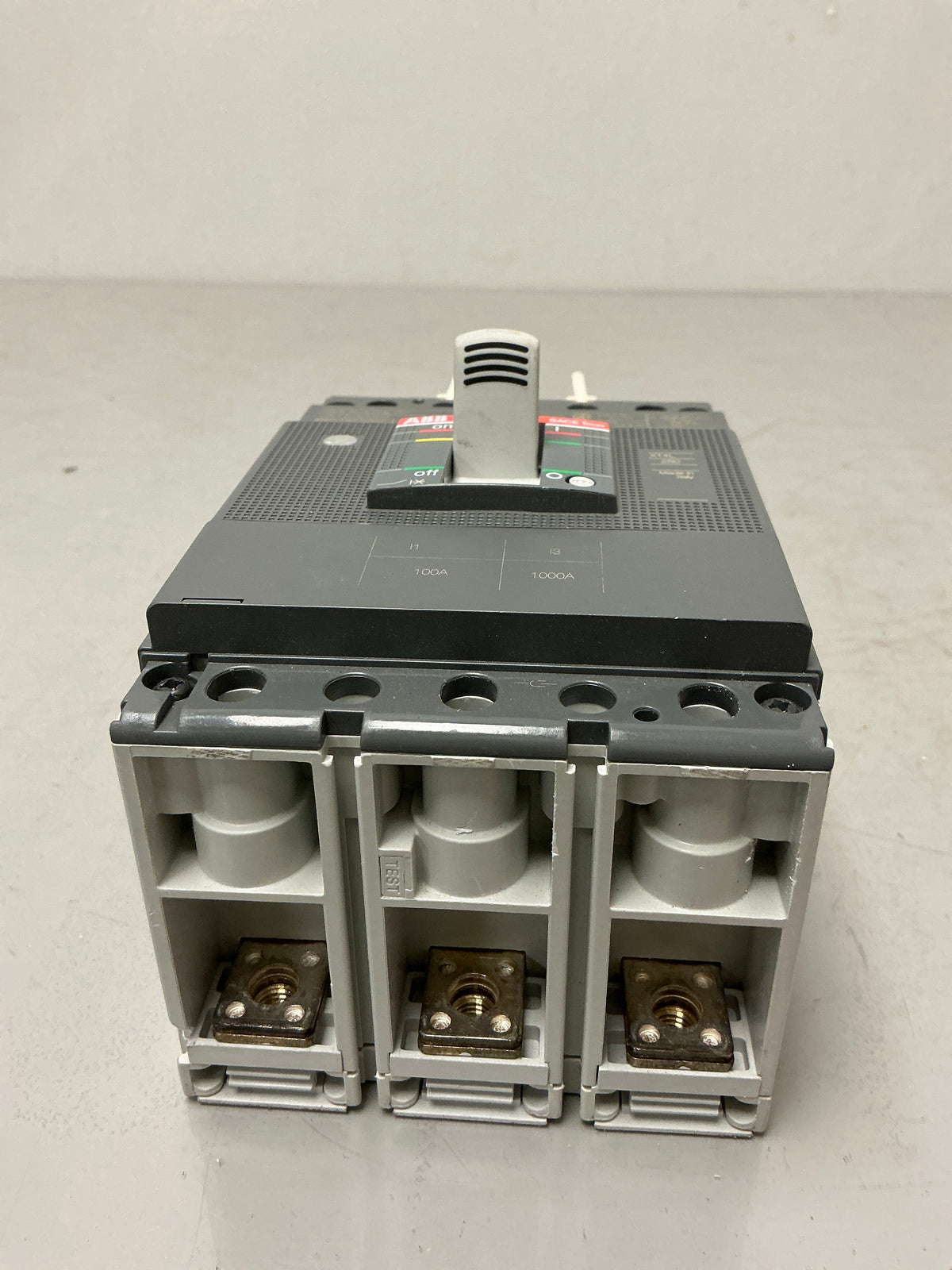 New ABB SACE TMAX XT4LU3100AF 3 Pole, 100 Amps, 600 Volts, Circuit Breaker