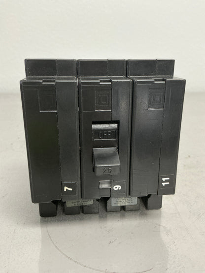Used Square D EH34025 3 Pole, 25 Amps, 480 Volts