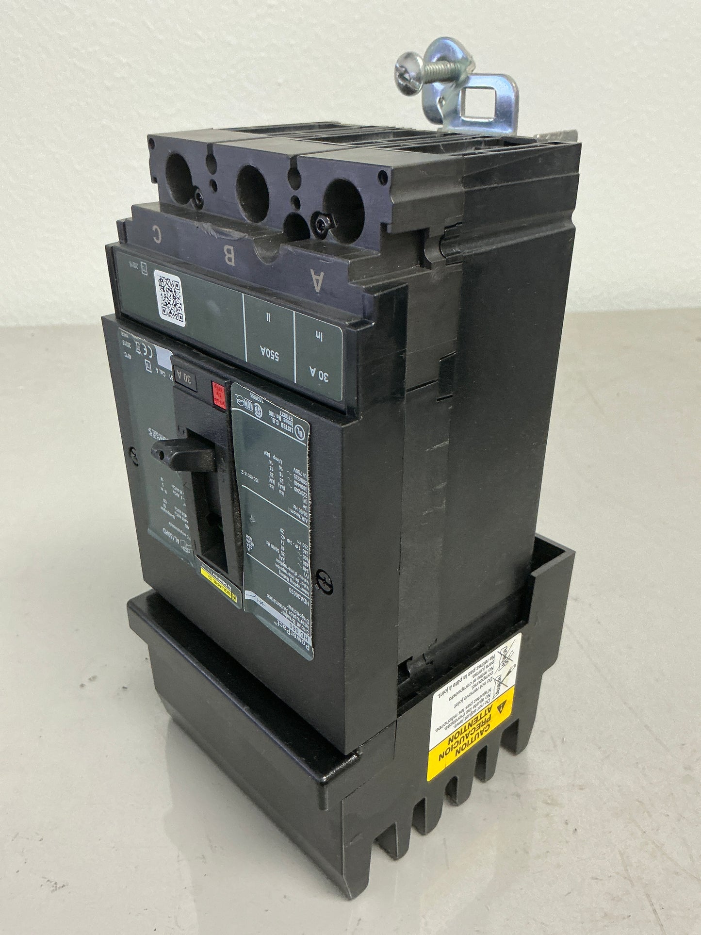 Used Square D HDA36030 3 Pole, 30 Amps, 600 Volts